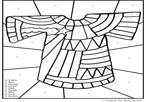 476x333 Joseph Sold Into Slavery Coloring Pages And His Coat Of Many