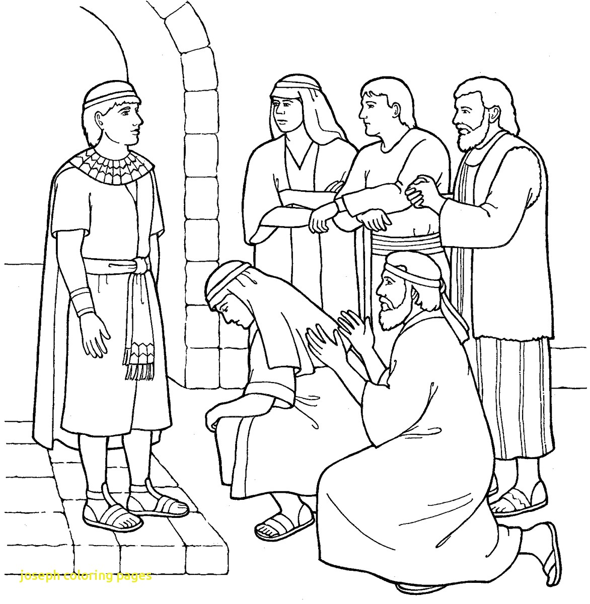 1172x1200 Joseph Coloring Pages