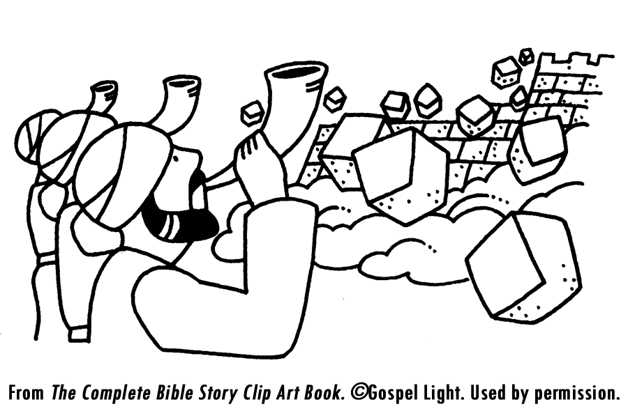 900x600 Walls Of Jericho Bible Story Coloring Pages