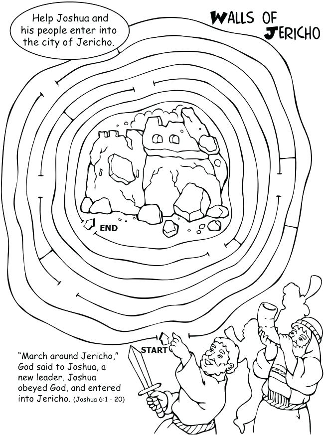 650x875 Joshua And Caleb Bible Coloring Pages
