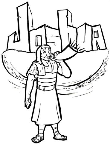 368x479 Joshua Coloring Page Children's Ministry Deals