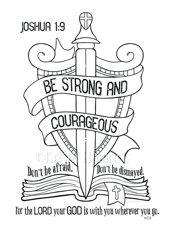 564x752 Joshua And Caleb Coloring Pages