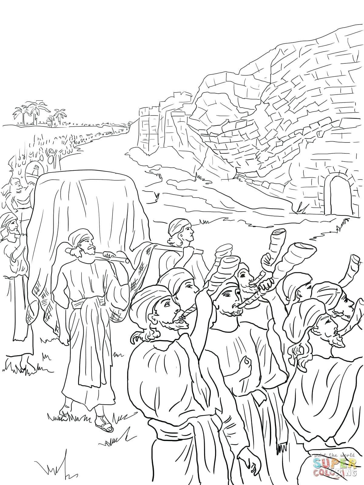 1200x1600 Appealing Fought The Battle Of Coloring Page For And Image Joshua