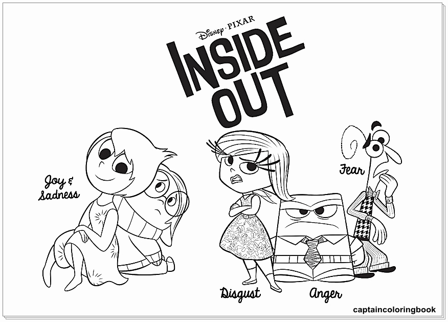 876x629 Joy Inside Out Coloring Page Photos Disney Movies Coloring Pages