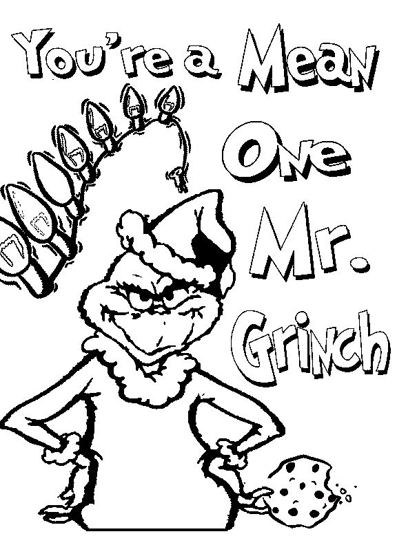 576x792 Grinch Christmas Printable Coloring Pages Coloriage, Dessin Noel