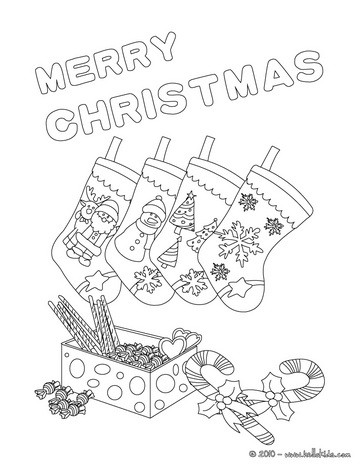 364x470 Stockings Design Coloring Pages