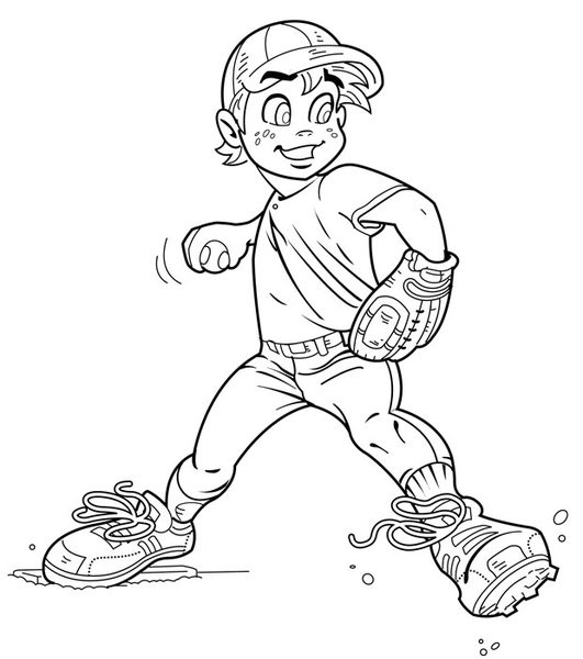 531x600 Pitcher Coloring Pages Coloring Page Ideas