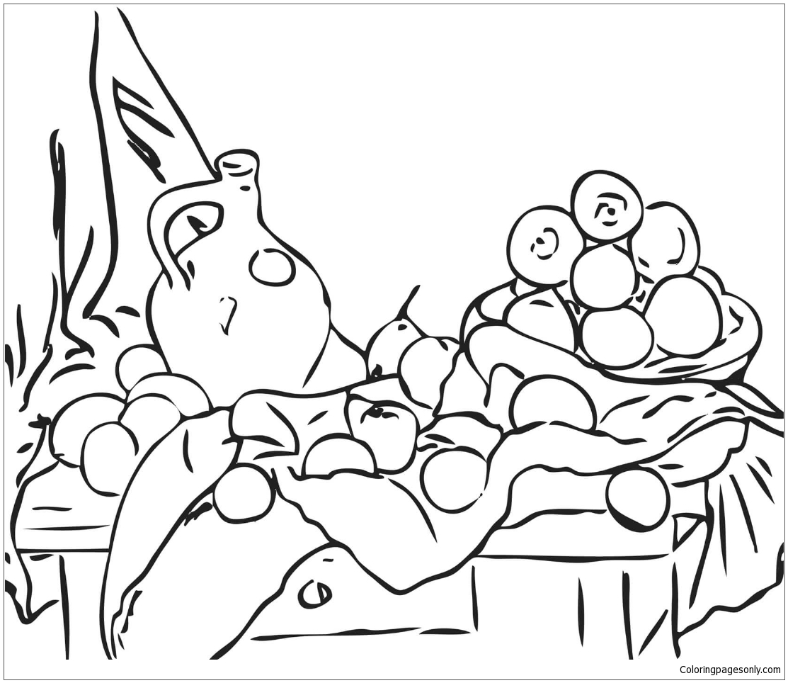 1113x964 Still Life With Jug And Drapery