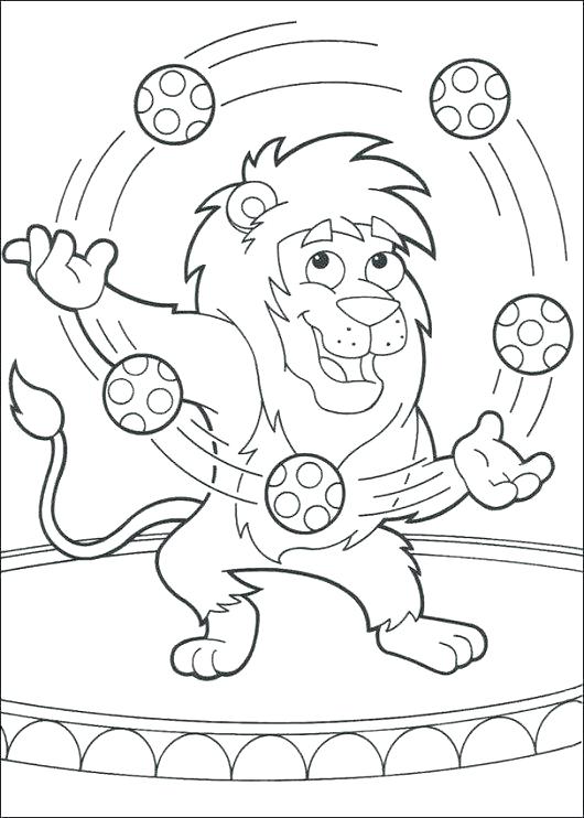 530x742 Dora Explorer Coloring Pages Explorer Coloring Pages Lion Juggling