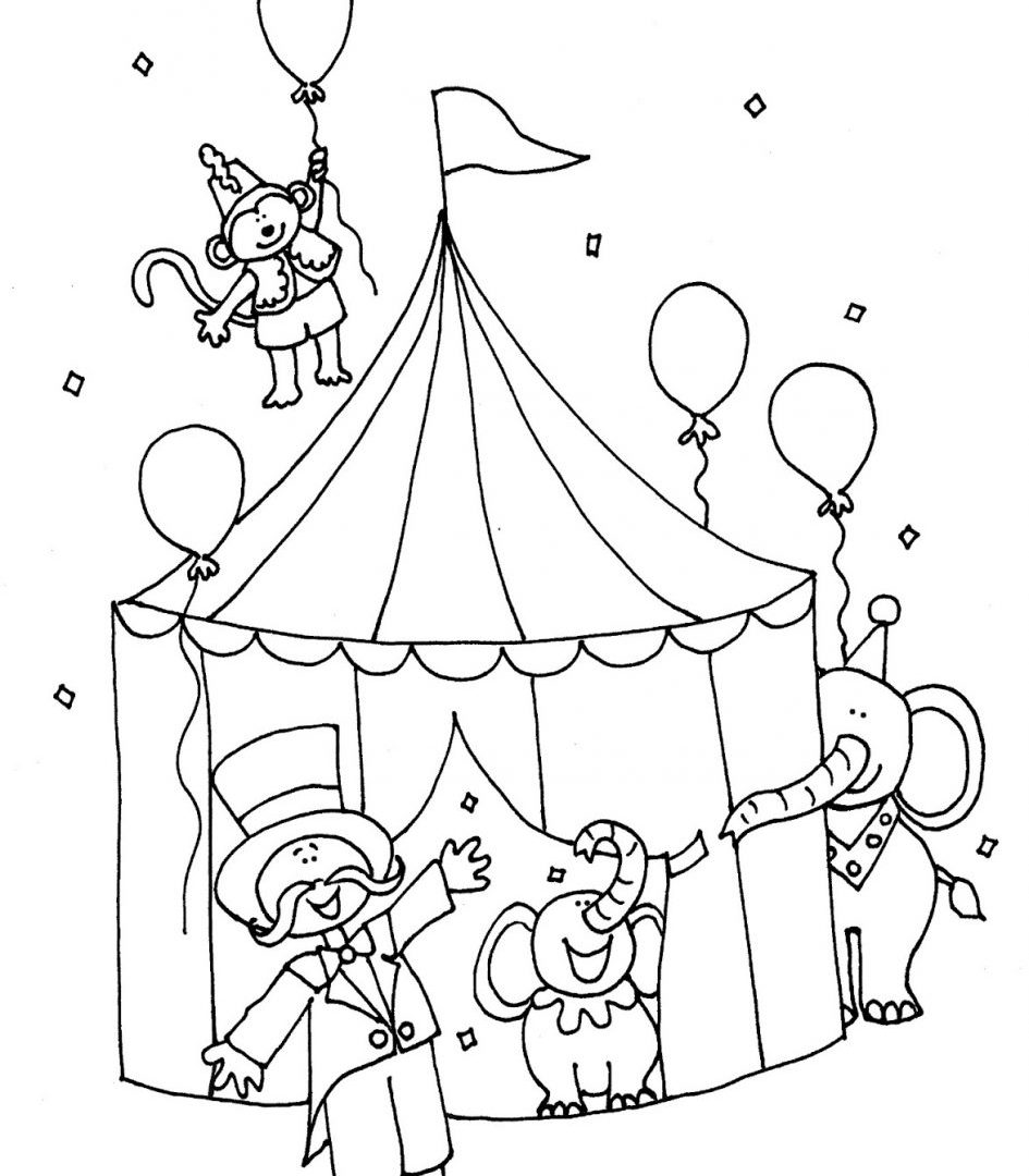 945x1080 Stunning Printable Clown Coloring Pages With And Circus Free