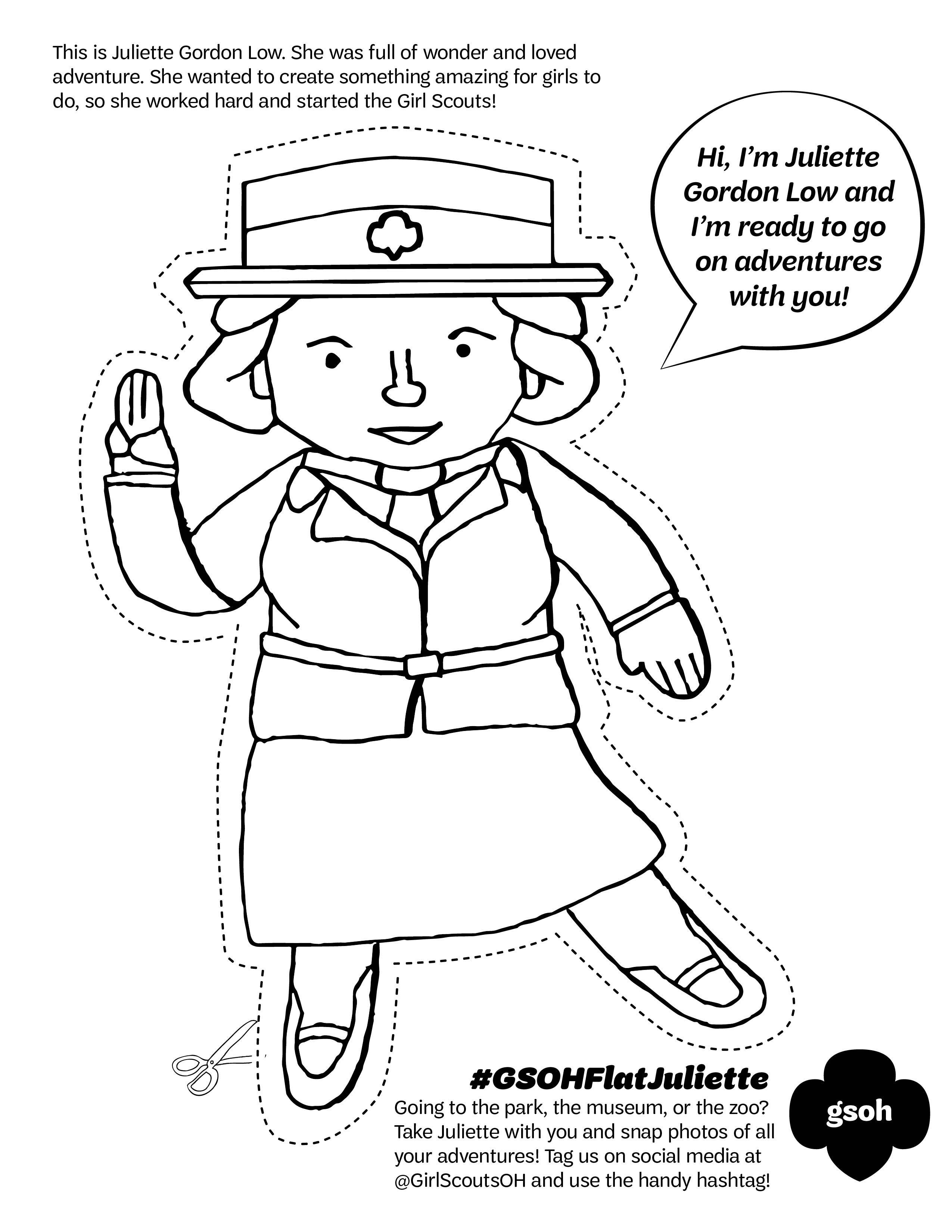 2550x3300 Juliette Gordon Low Coloring Pages To Print Coloring For Kids