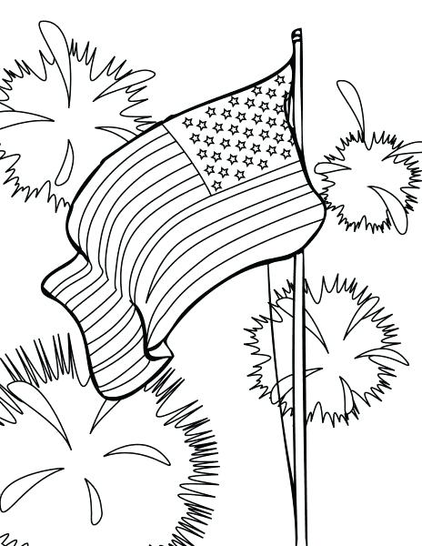464x600 Coloring Pages For The Fourth Of July Slipper Coloring Page
