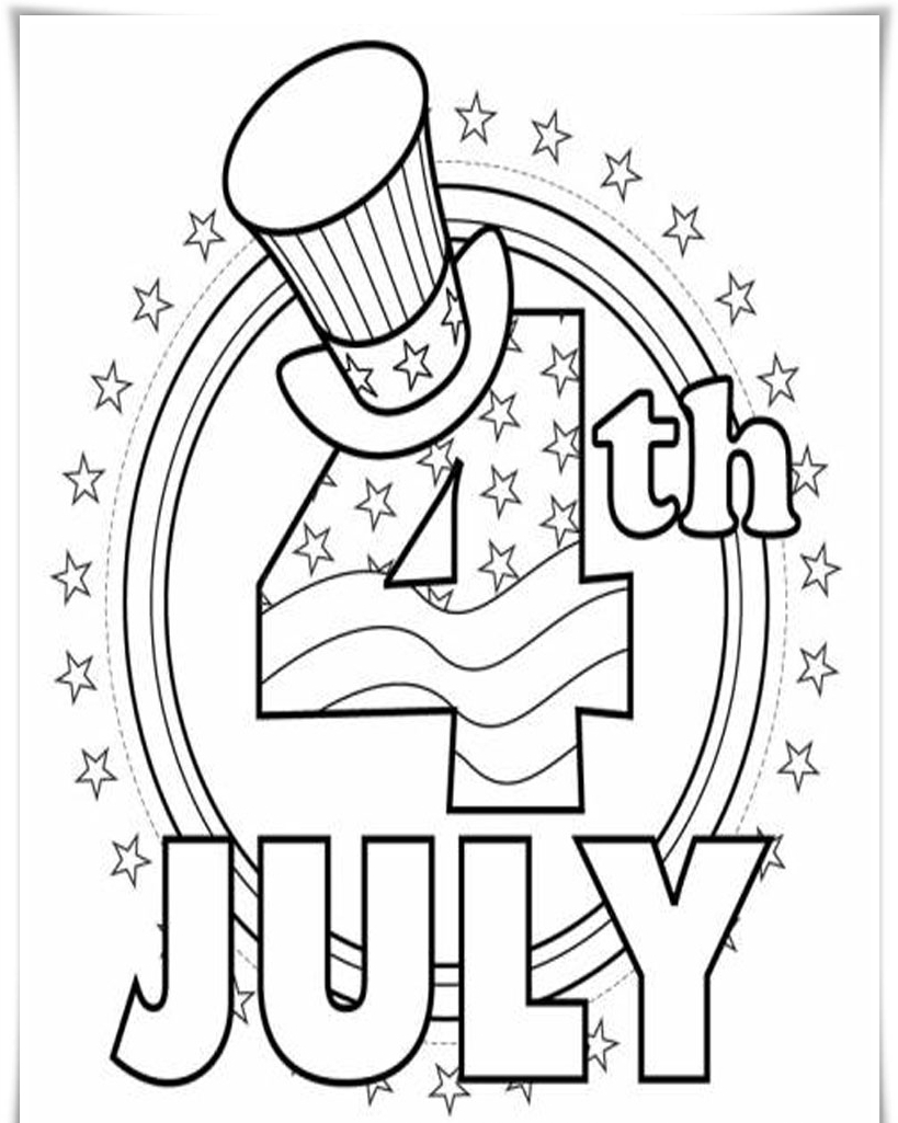 819x1025 Great Disney Of July Coloring Pages Fourth