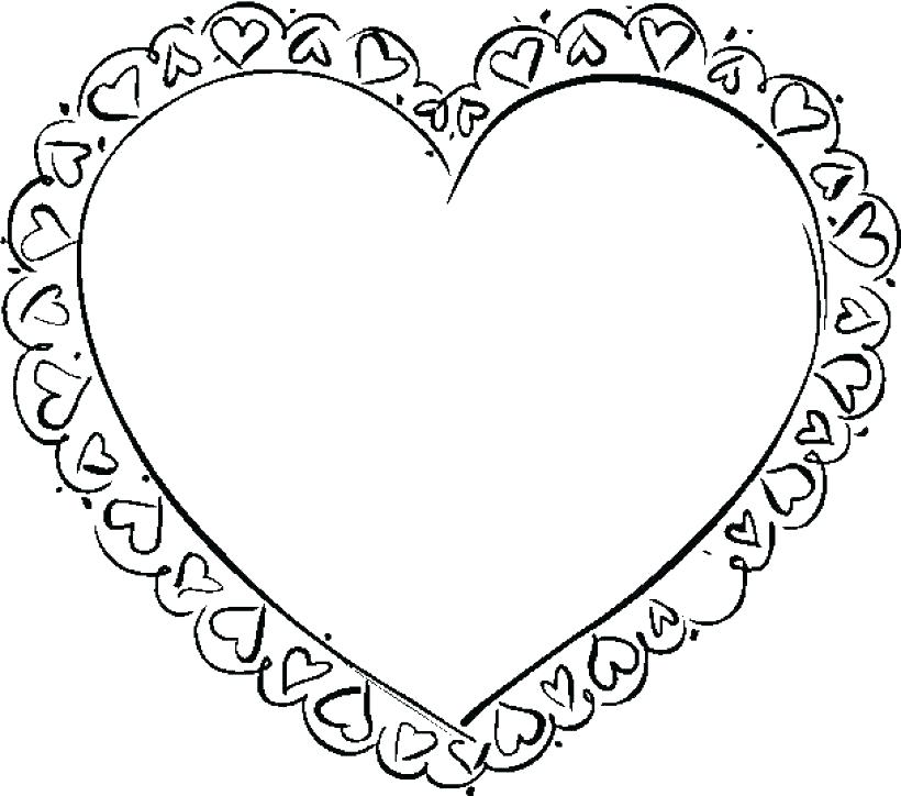 820x724 Free Heart Coloring Pages Coloring Page Heart Coloring Pages