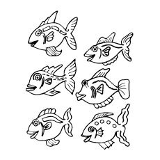 230x230 Top Free Printable Tropical Fish Coloring Pages Online