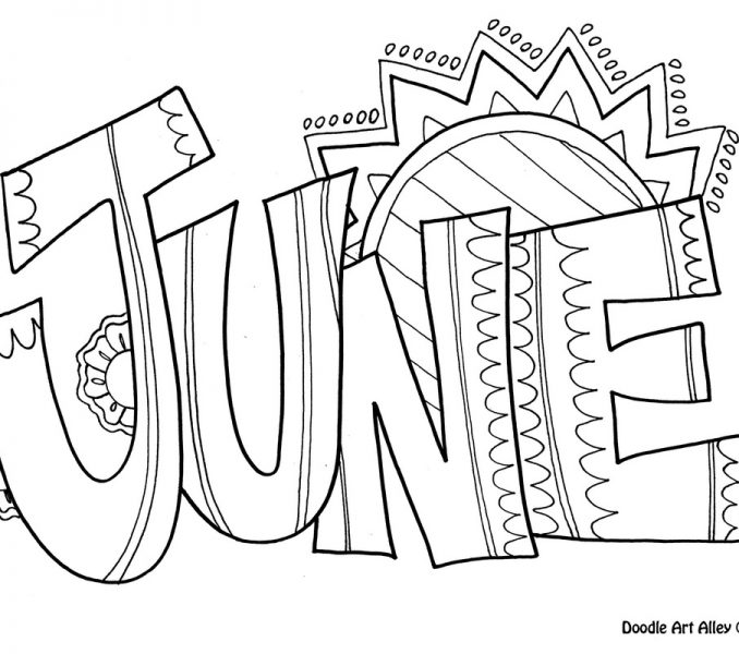 678x600 June Coloring Pages To Print June Coloring Pages For Coloring
