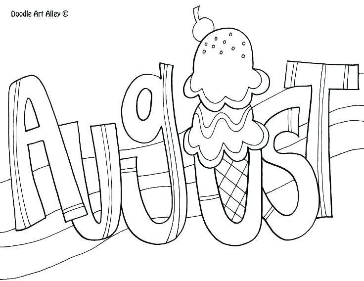 736x568 June Coloring Pages