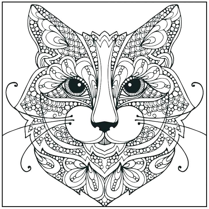 728x728 Printable Coloring Pages Of Animals