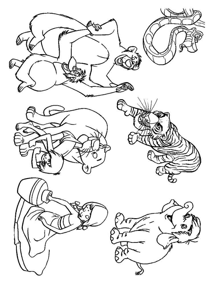 750x1000 Top Jungle Book Coloring Pages
