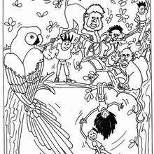 220x220 Jungle Animals Coloring Pages