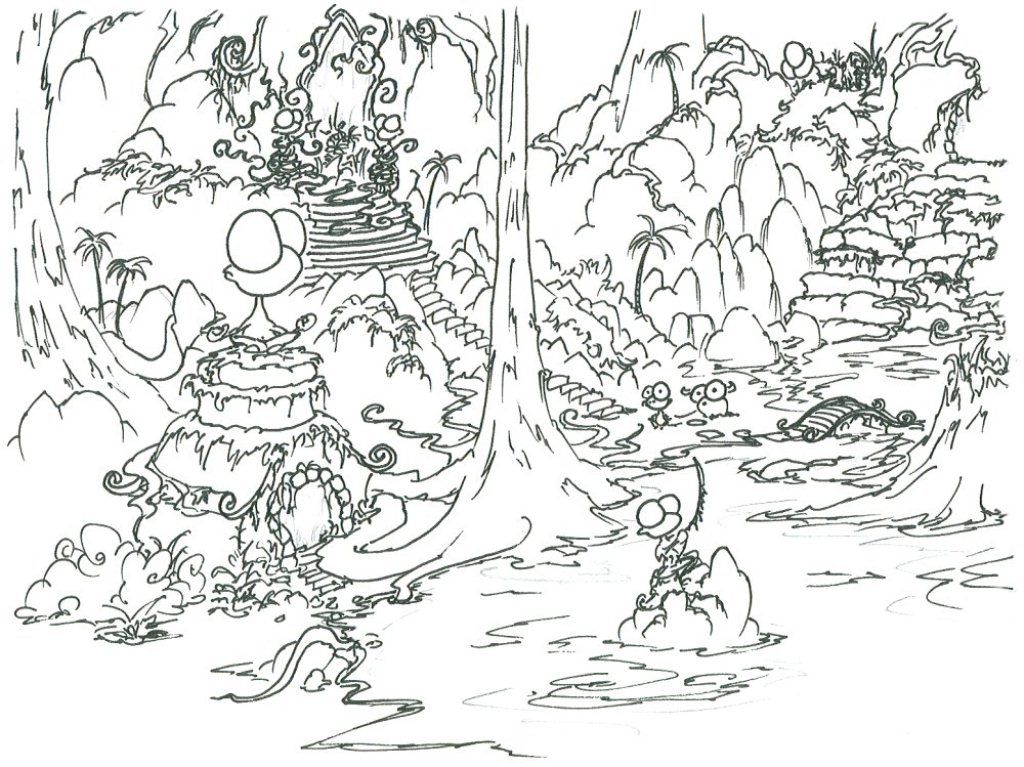 1024x767 Rainforest Coloring Pages For Kids Collection