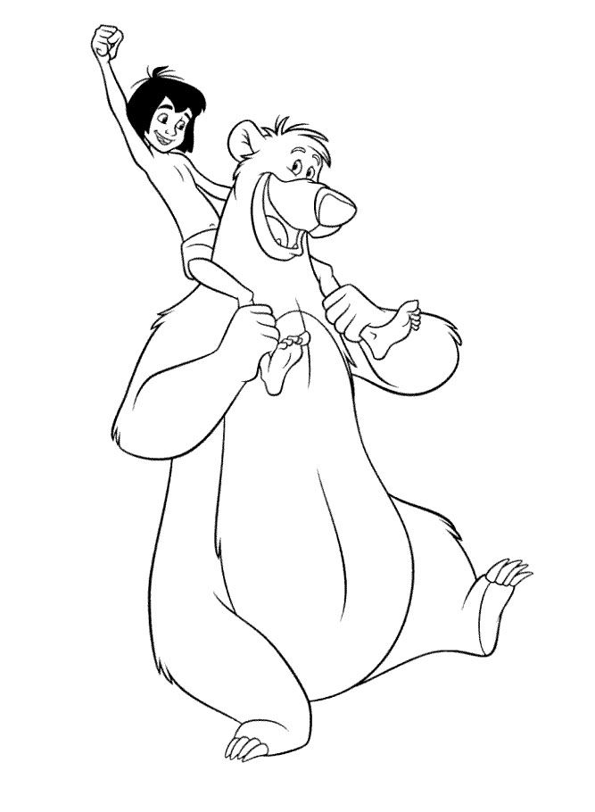 667x910 The Jungle Book Coloring Pages