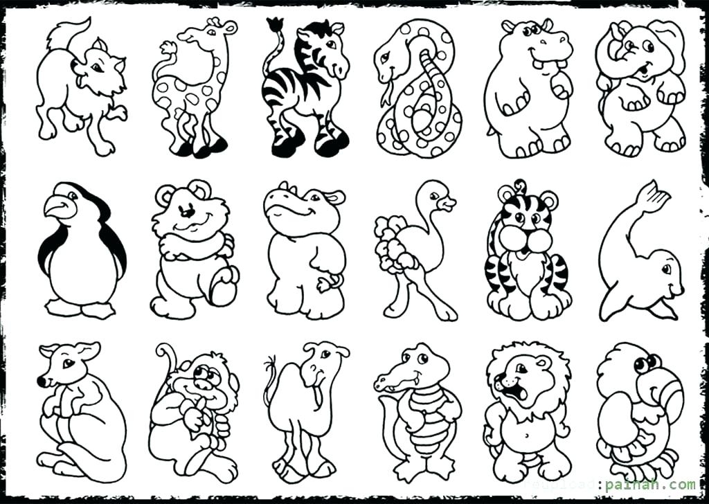 1024x728 Jungle Animals Coloring Pages Jungle Printable Coloring Pages Also