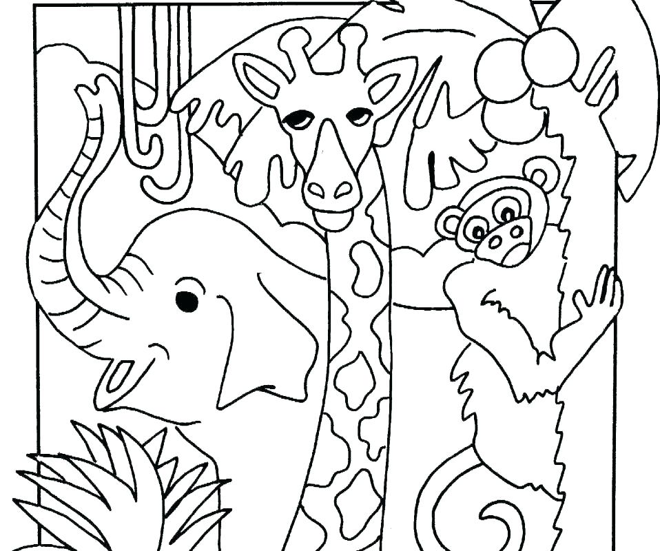 958x800 Jungle Coloring Pages Jungle Coloring Pages Printable Coloring
