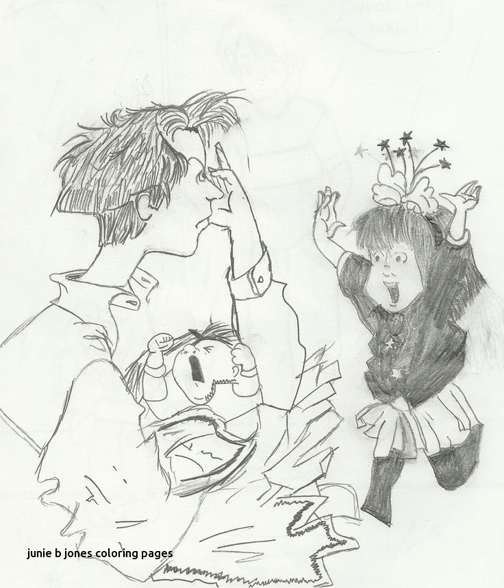 736x858 Junie B Jones Coloring Pages