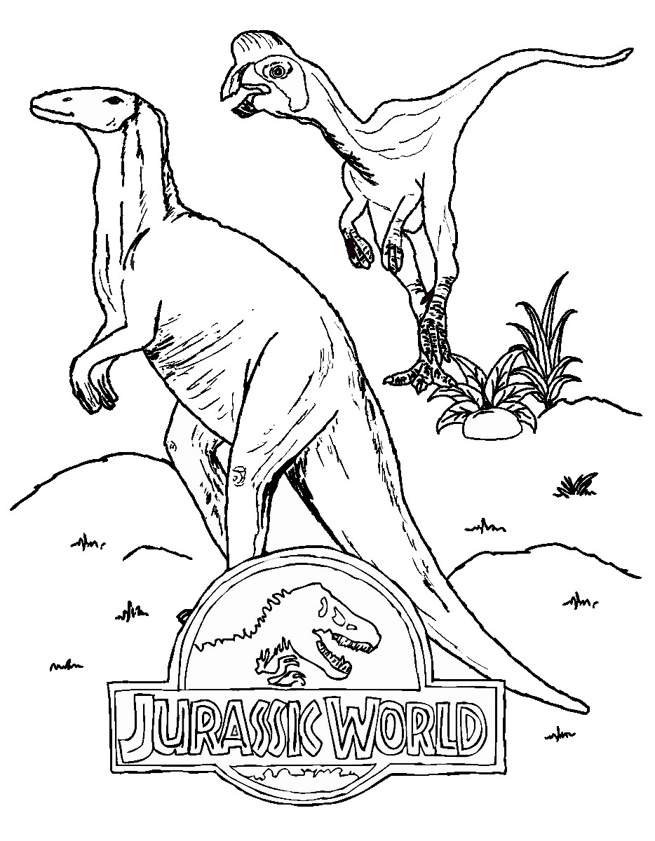 Jurassic Coloring Pages