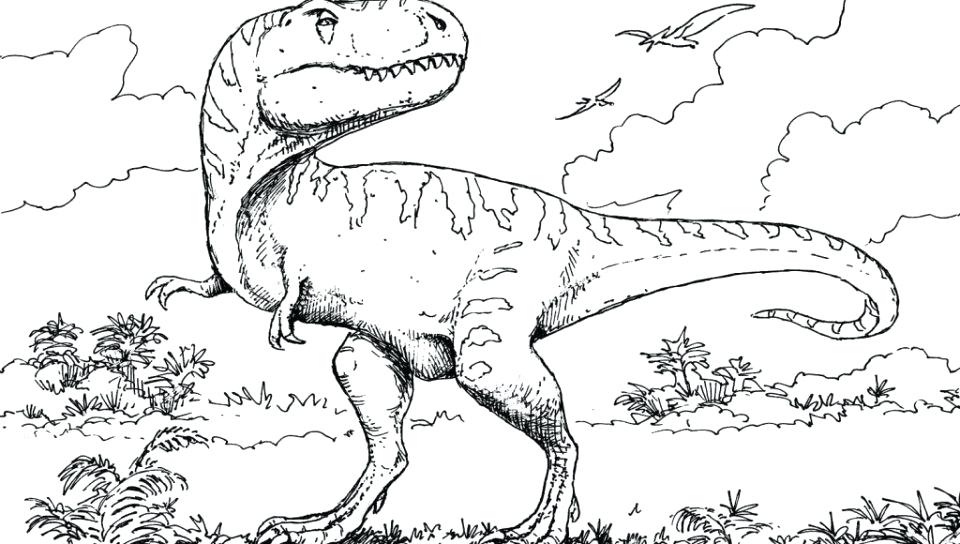 960x544 Jurassic Park Raptor Coloring Pages Kids Coloring Coloring