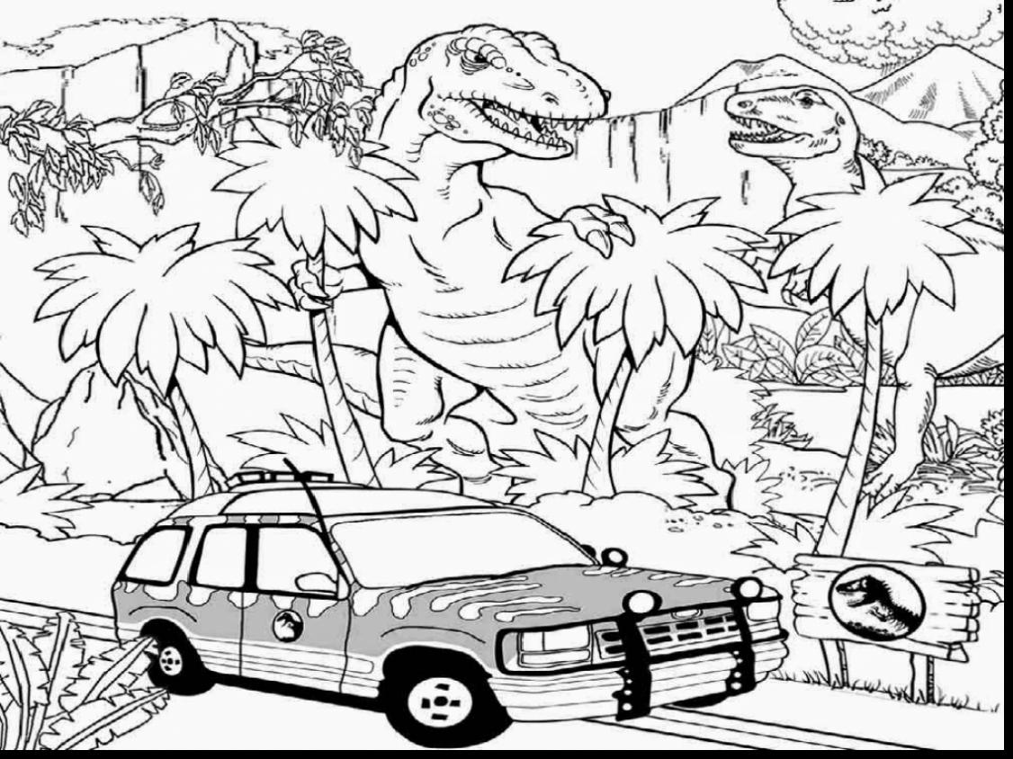 1126x844 Jurassic Park Coloring Page