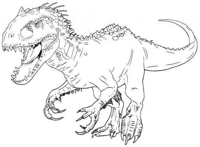 Indominus Rex Drawing at GetDrawings | Free download