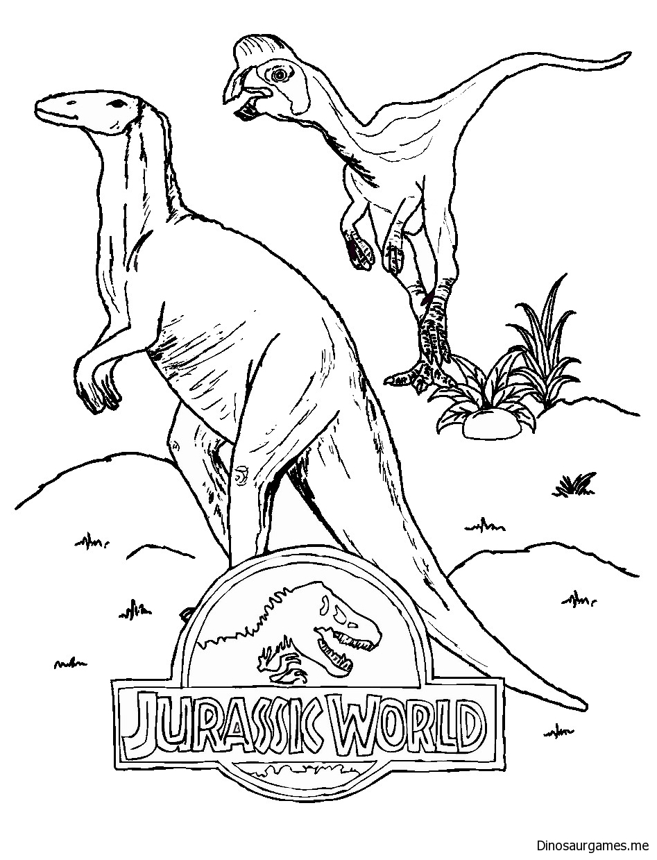 947x1239 Jurassic World Coloring Page