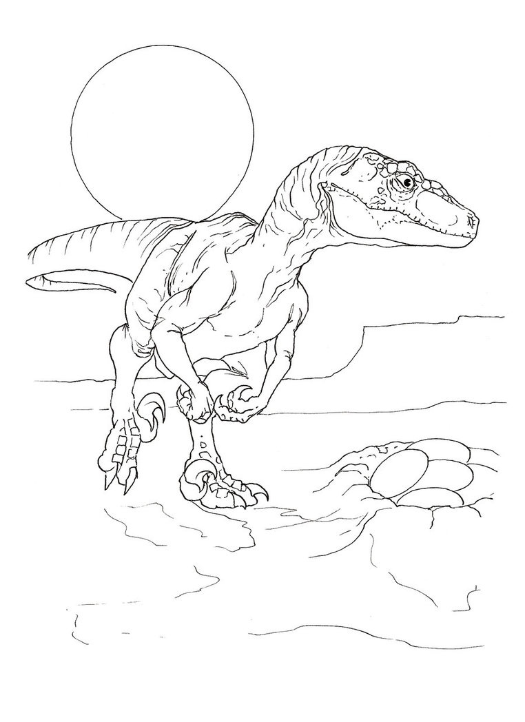 762x1048 Jurassic World Raptor Coloring Pages Collection Coloring Book