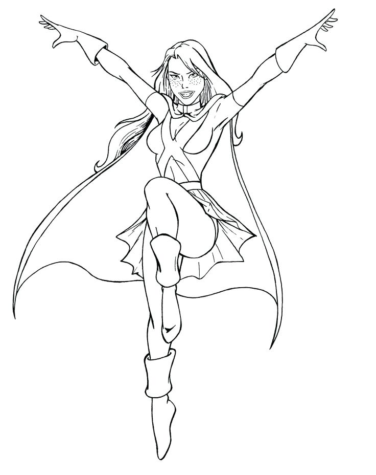 736x928 Young Justice Coloring Pages Miss Martian