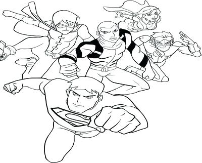 400x322 Justice League Coloring Pages Young Justice Coloring Pages Best