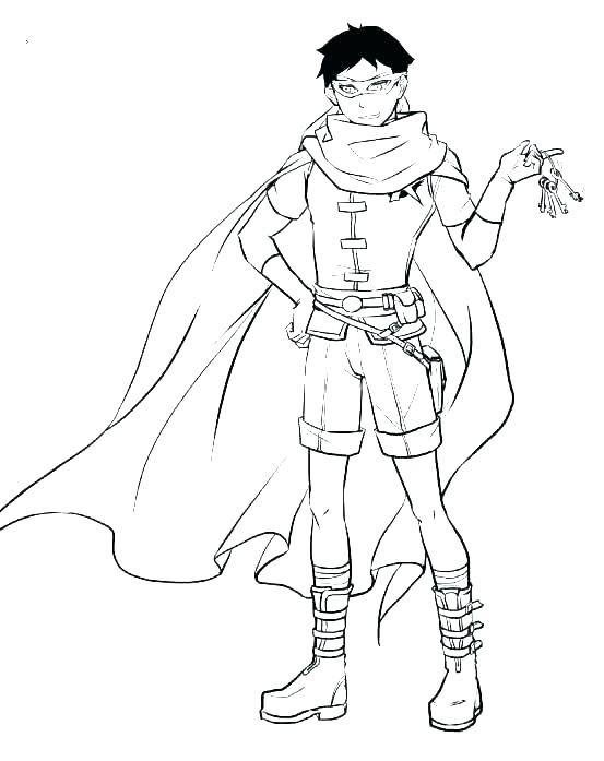 553x697 Justice League Coloring