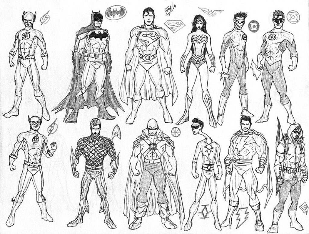 1024x775 Justice League Coloring Pages Misc Wallpaper Part Solid Surface