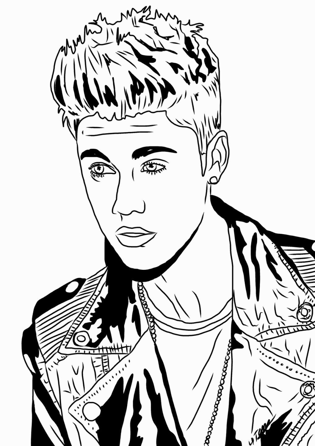1017x1438 Coloring Sheets Justin Bieber Coloring Pages