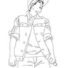 220x220 Justin Bieber Coloring Pages