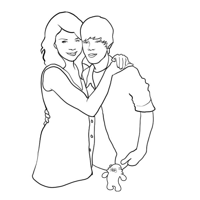 700x700 Justin Bieber Coloring Pages