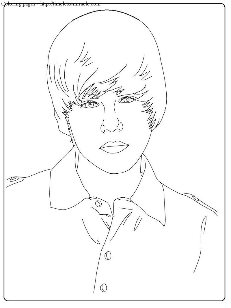 800x1066 Justin Bieber Coloring Pages