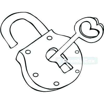 400x400 Key Coloring Template Key Coloring Pages Draw Key Coloring Page
