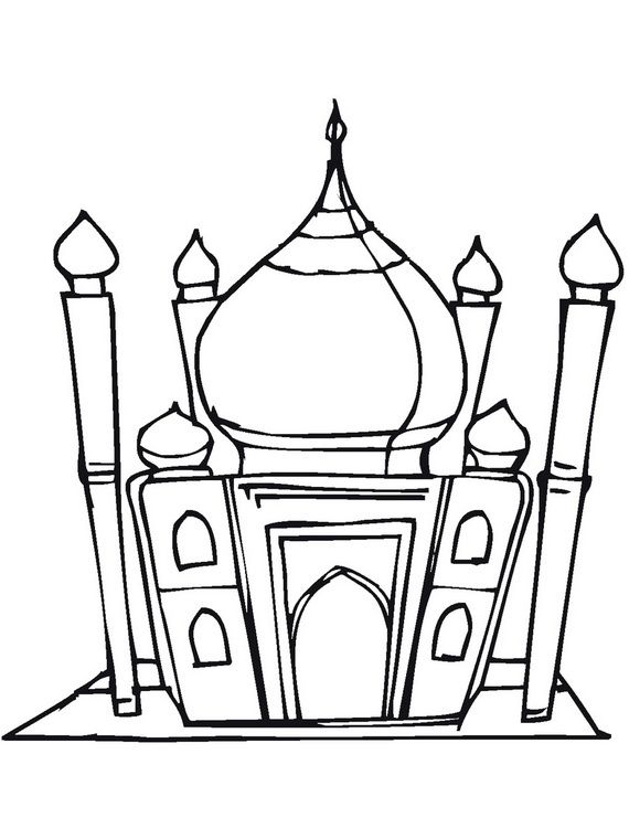 570x760 Ramadan Coloring Pages For Kids Ramadan Lantern, Ramadan