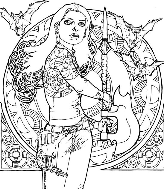 548x630 Buffy Coloring Contest Kaba Lounge