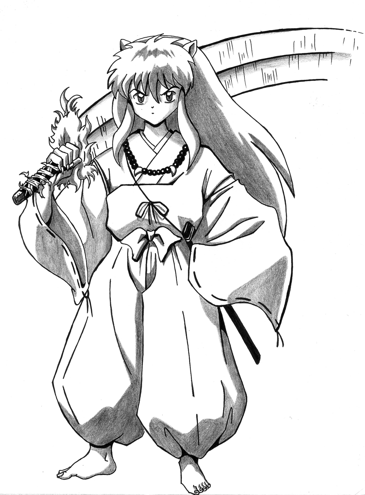 1179x1600 Inuyasha And Kagome Coloring Pages