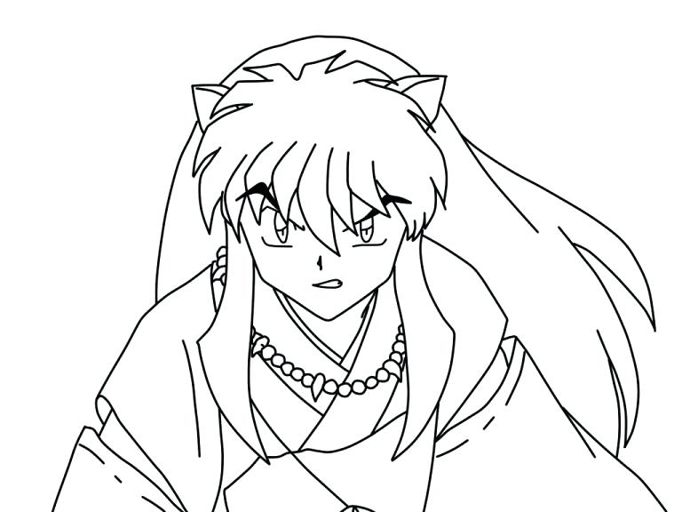 768x576 Inuyasha Coloring Pages Free Printable Coloring Pages For Kids