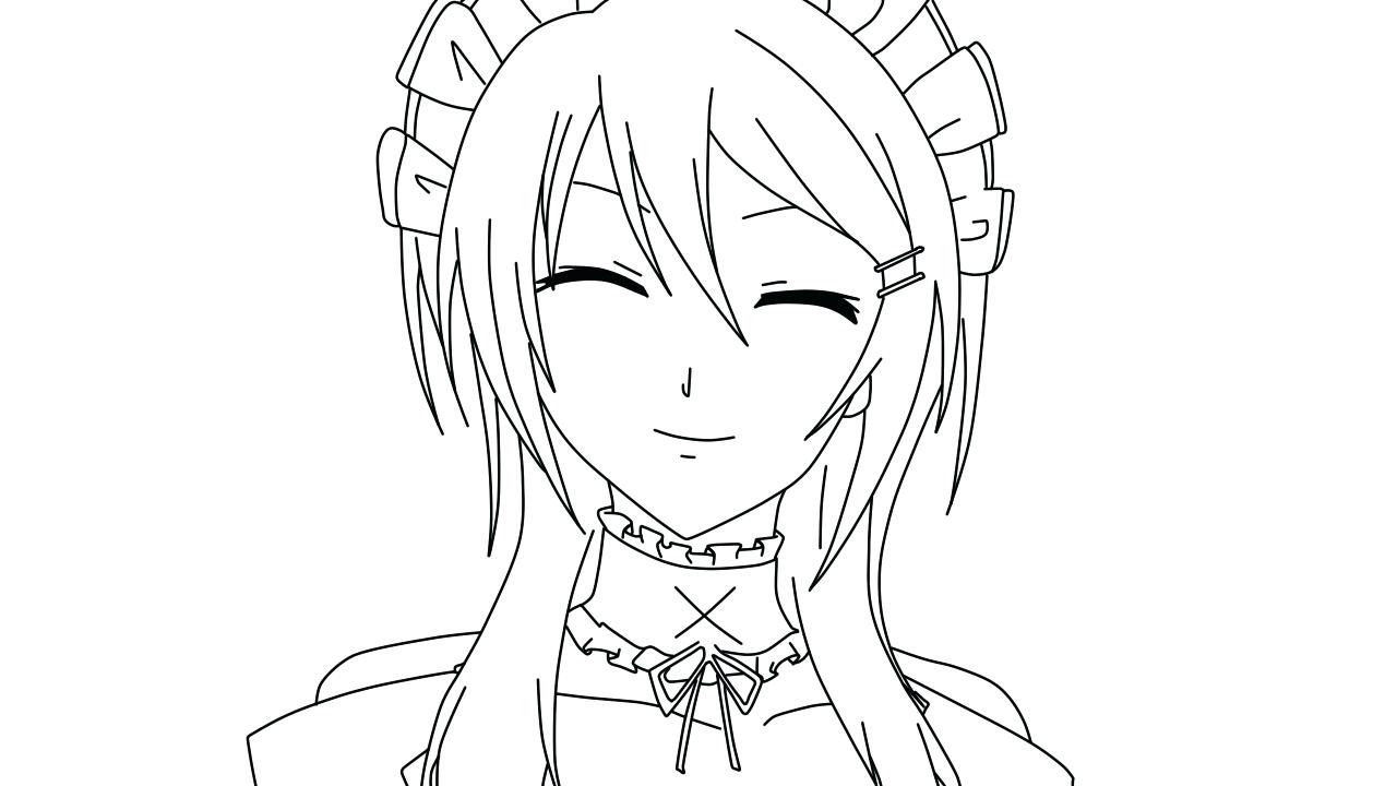 1280x720 Coloring Page Inuyasha Coloring Pages Inuyasha Coloring Pages