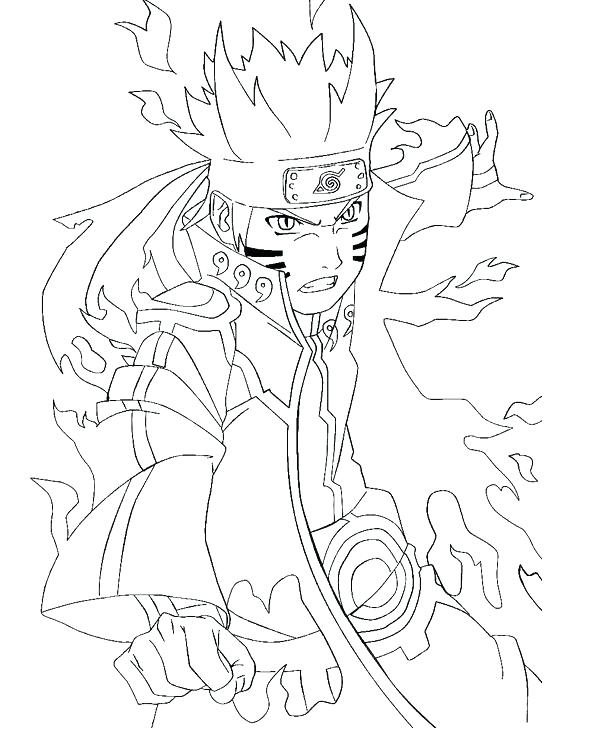 589x736 Kakashi Coloring Pages Coloring Pages Mode Kakashi Coloring Sheets